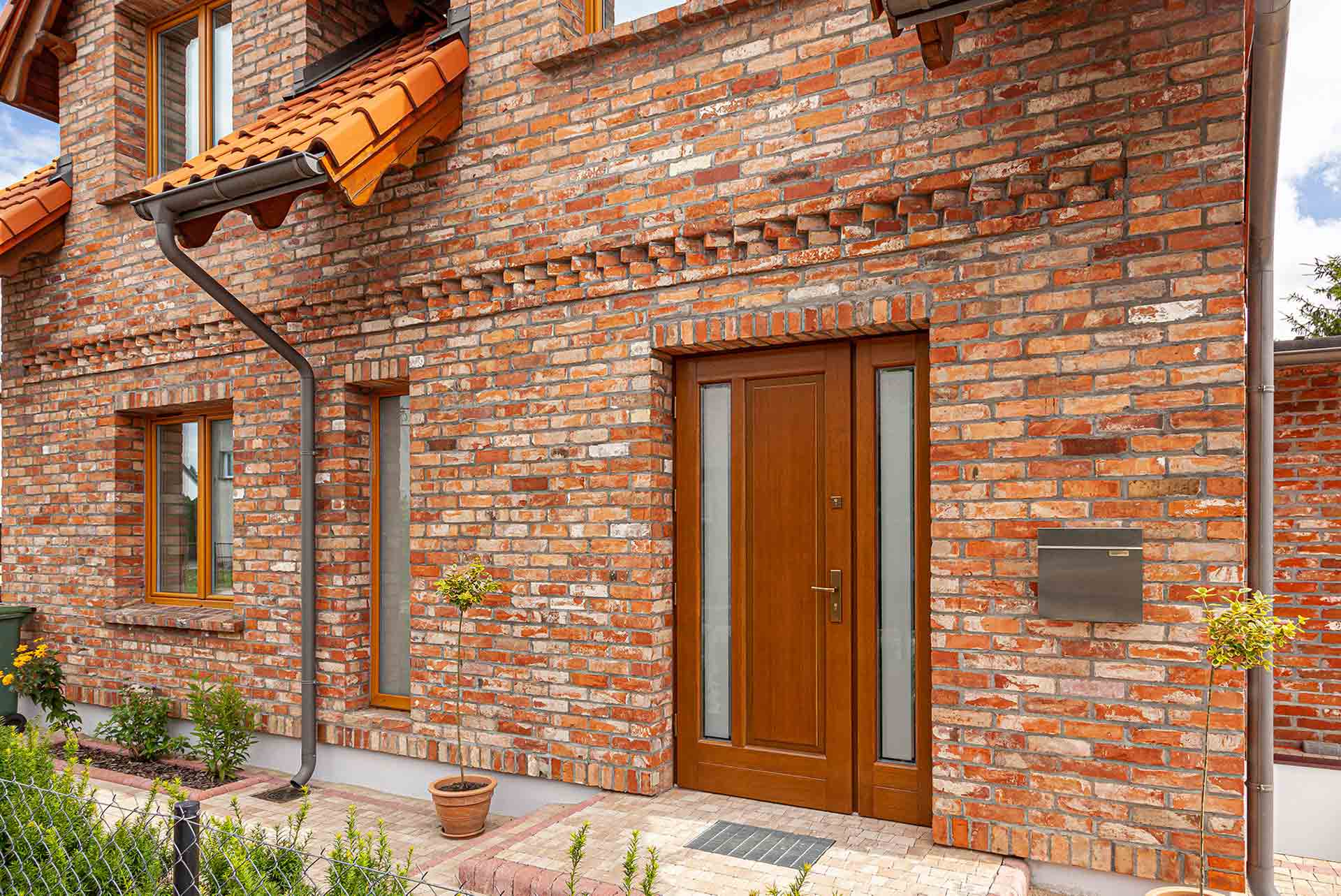 Drzwi zewnętrzne z dostawką